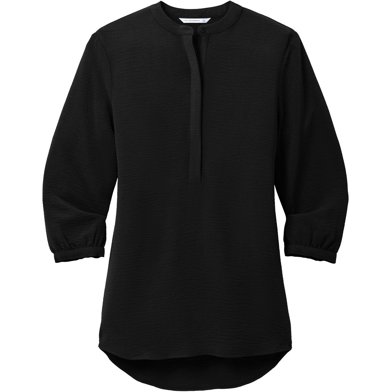 Port Authority Women's 3/4-Sleeve Textured Crepe Tunic