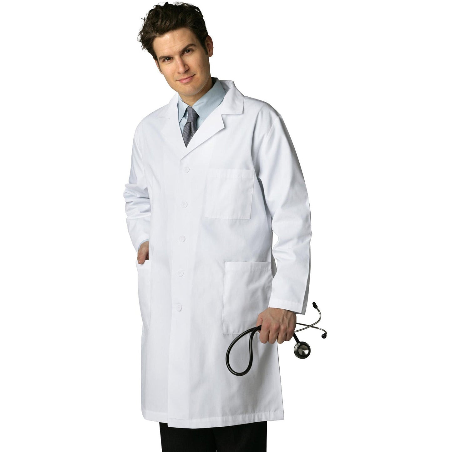 Adar Universal Unisex Five-Pocket 39" Lab Coat