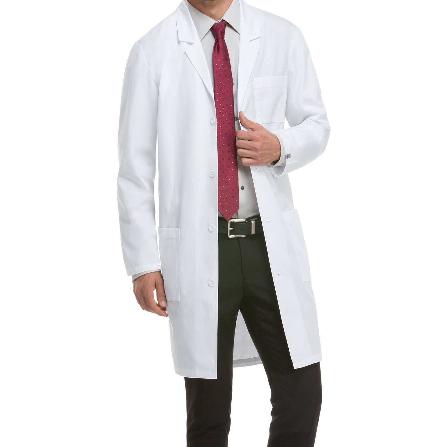 Dickies Medical EDS Professional Whites Unisex Three-Pocket 40" Full-Length Lab Coat