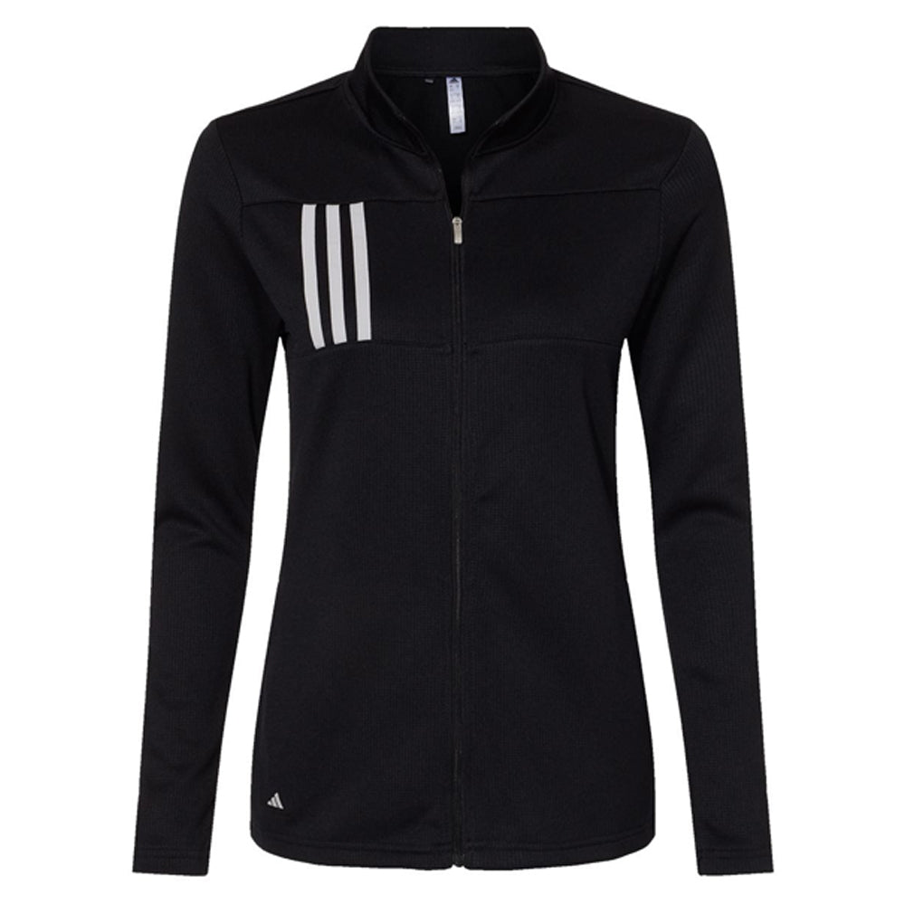 Adidas Women's 3-Stripes Double Knit Full-Zip