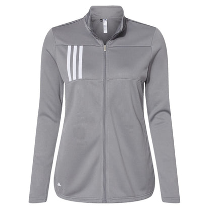 Adidas Women's 3-Stripes Double Knit Full-Zip