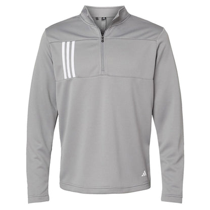 Adidas 3-Stripes Double Knit Quarter-Zip Pullover