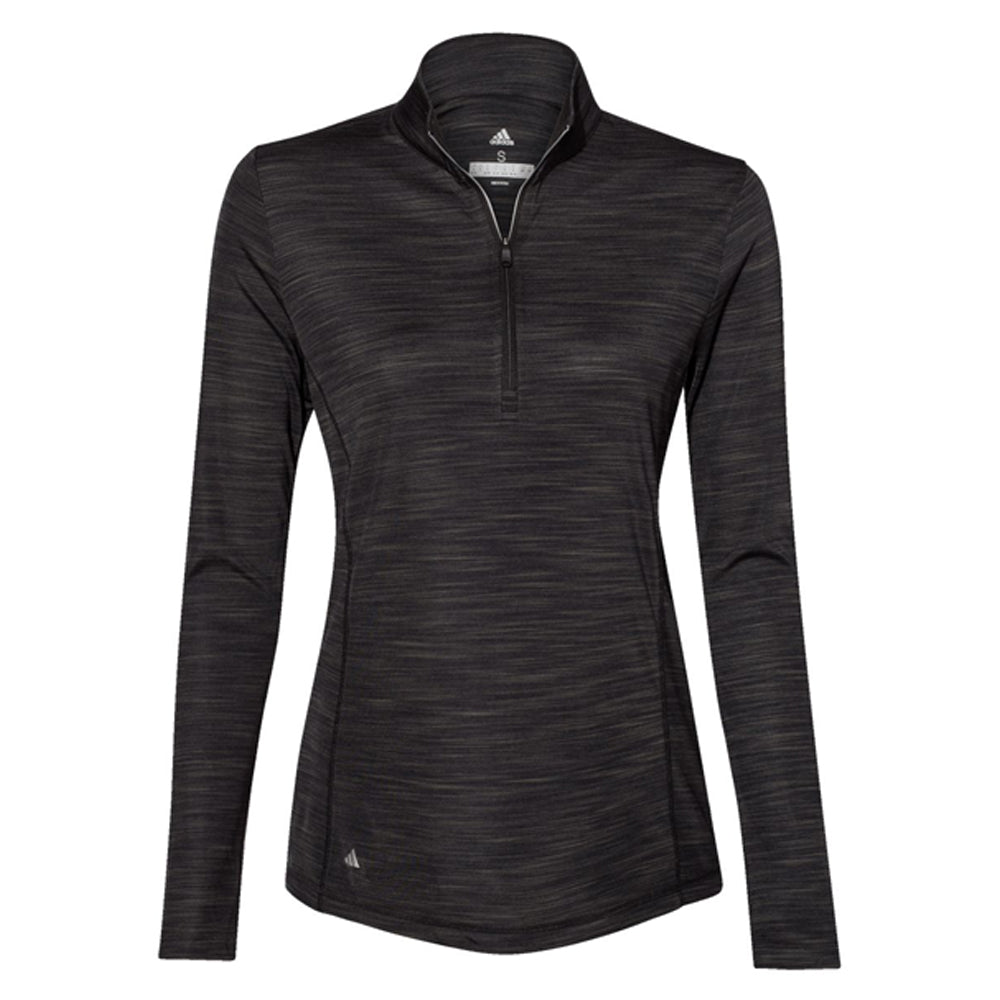 Adidas Women's Lightweight Mélange Quarter-Zip Pullover