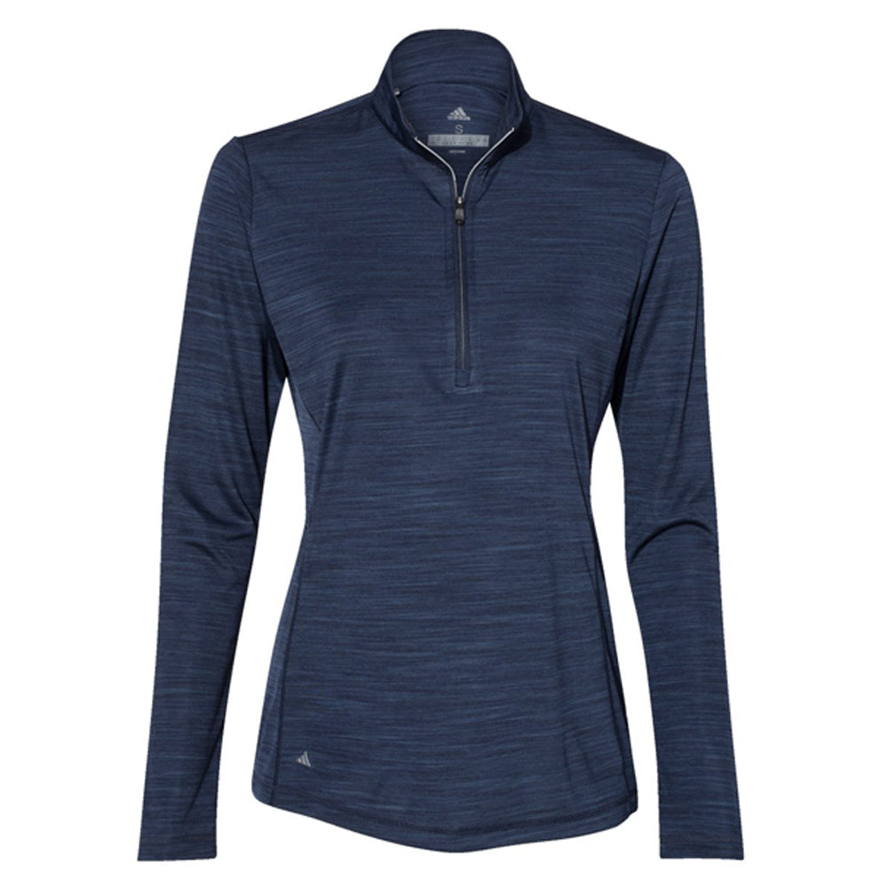 Adidas Women's Lightweight Mélange Quarter-Zip Pullover