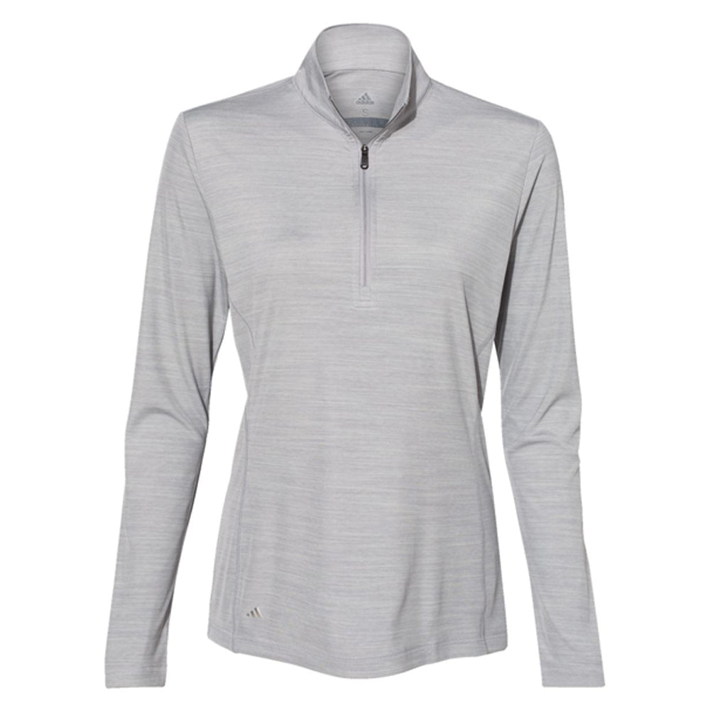 Adidas Women's Lightweight Mélange Quarter-Zip Pullover