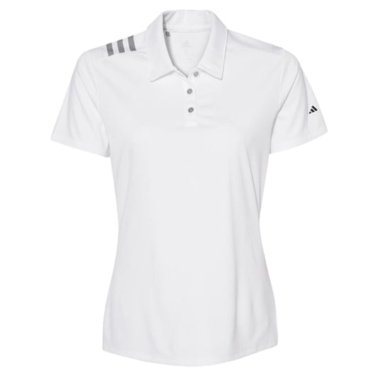 Adidas Women's 3-Stripes Shoulder Polo