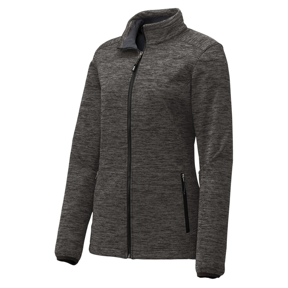 Sport-Tek Women's PosiCharge Electric Heather Soft Shell Jacket