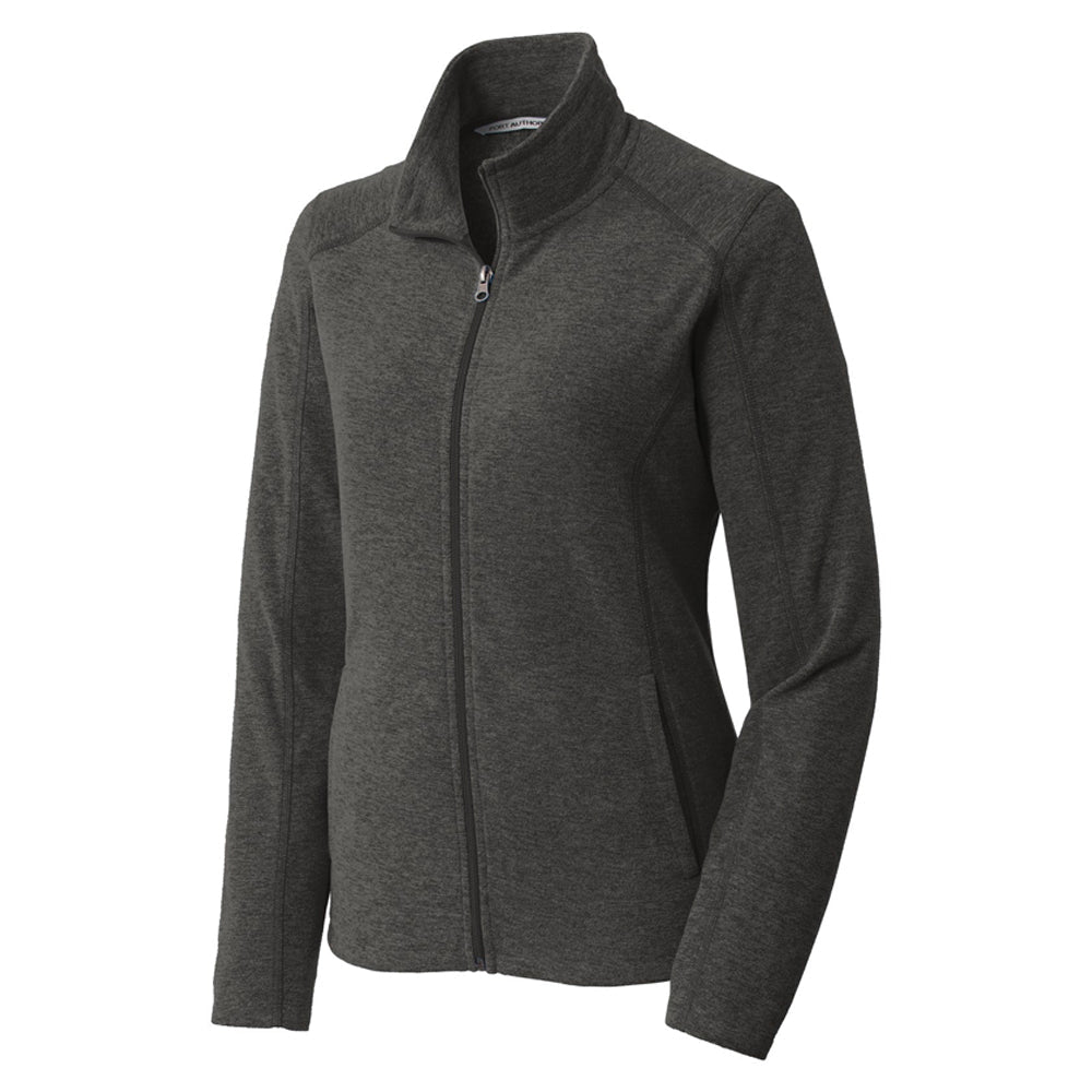 Port Authority Women's Heather Microfleece Full-Zip Jacket