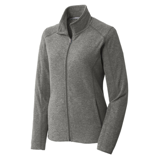 Port Authority Women's Heather Microfleece Full-Zip Jacket