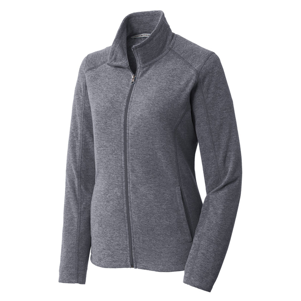 Port Authority Women's Heather Microfleece Full-Zip Jacket