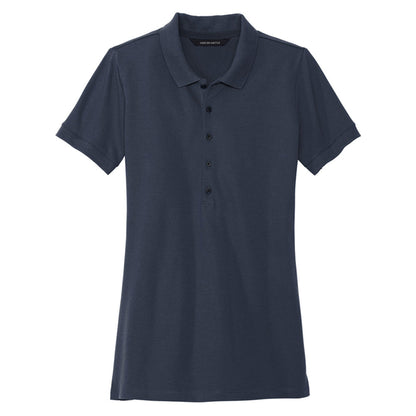 Mercer+Mettle Women's Stretch Heavyweight Pique Polo