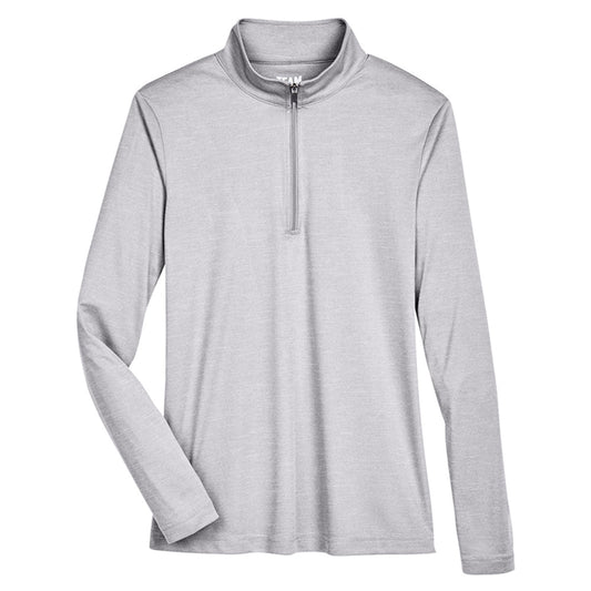 Team 365 Ladies' Zone Sonic Heather Performance Quarter-Zip