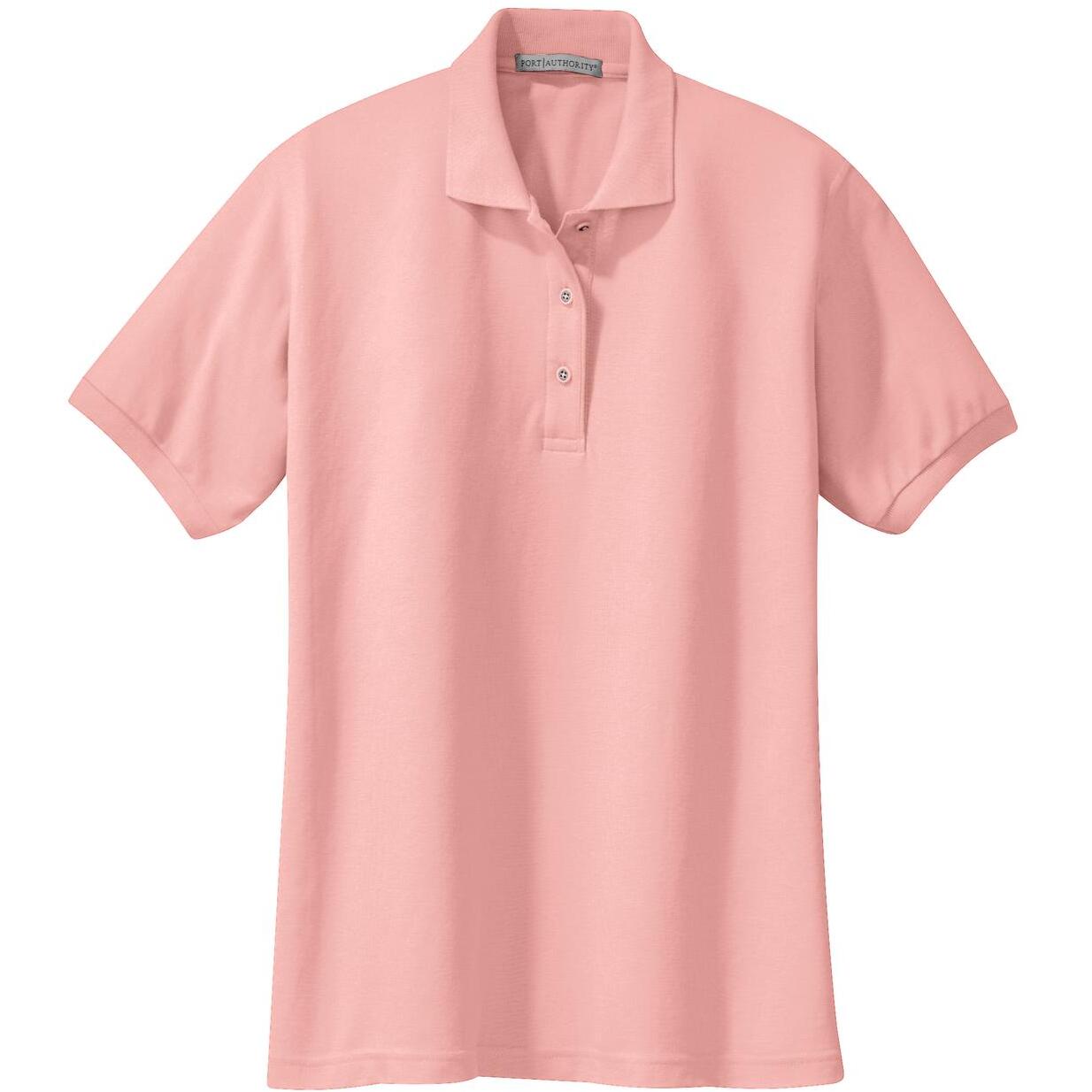 Breast Cancer Port Authority®  Women's Silk Touch™ Polo