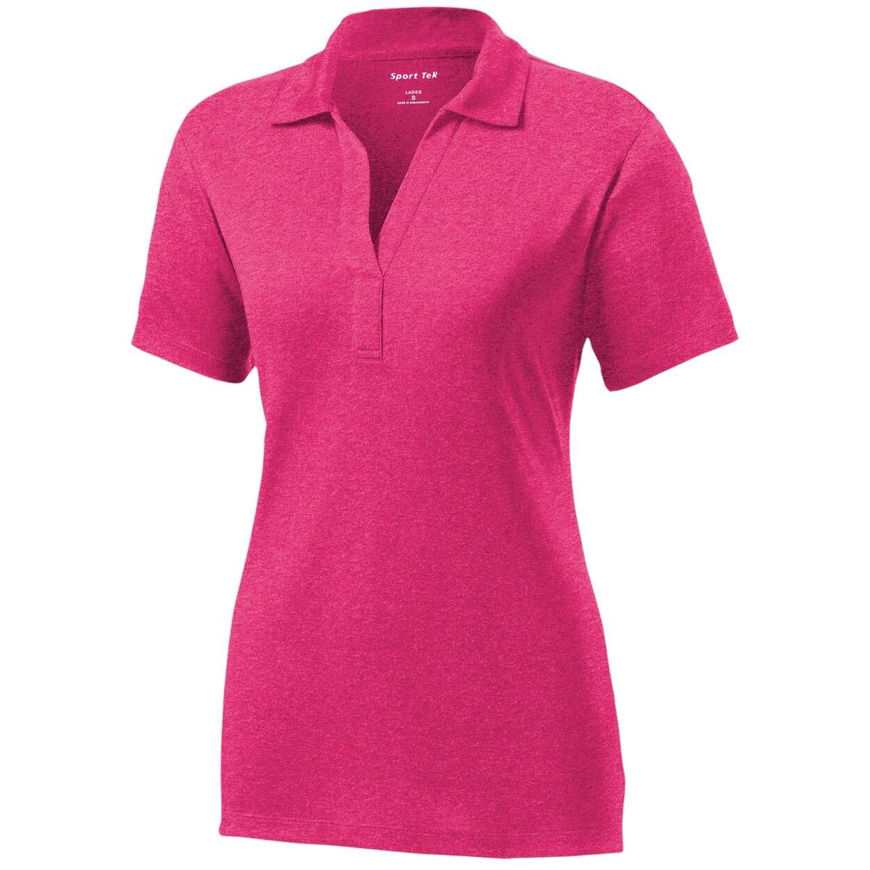 Breast Cancer Sport-Tek®  Women's Heather Contender™ Polo
