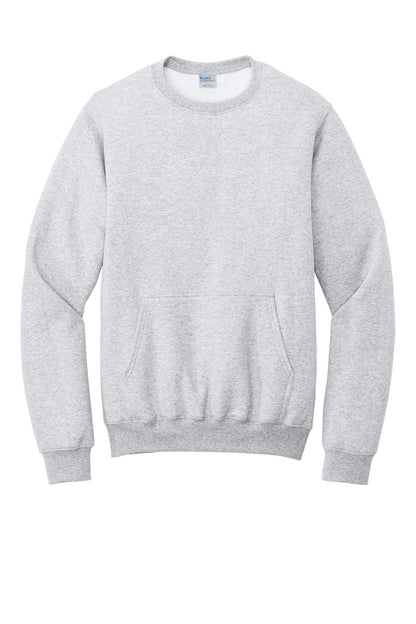 Port & Co™ Core Fleece Crewneck Pocket Sweatshirt