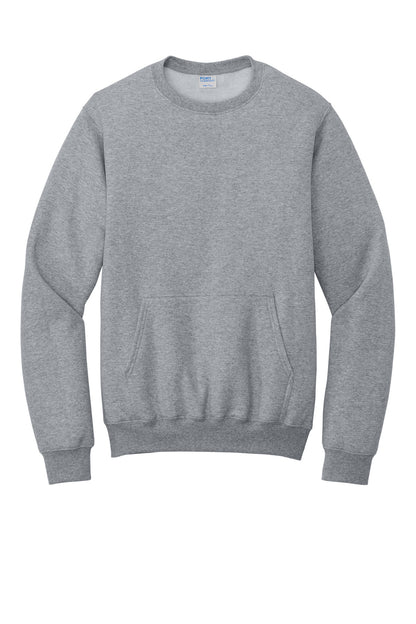 Port & Co™ Core Fleece Crewneck Pocket Sweatshirt