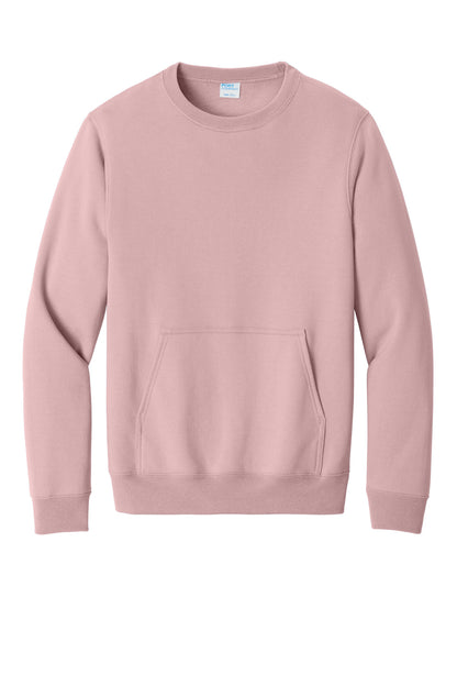 Port & Co™ Core Fleece Crewneck Pocket Sweatshirt