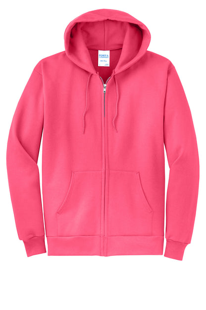 Port & Company® Core Fleece Full-Zip Hooded Sweatshirt