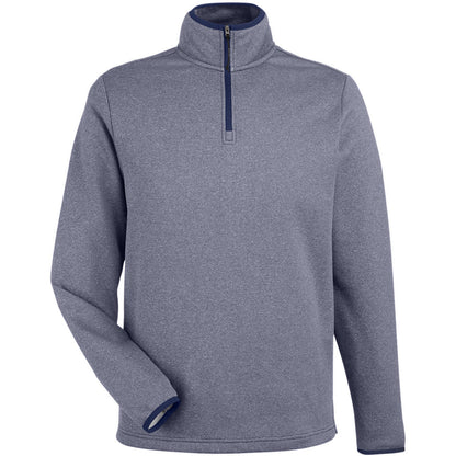 CORE365 Men's Venture Heathered Stripe Quarter-Zip