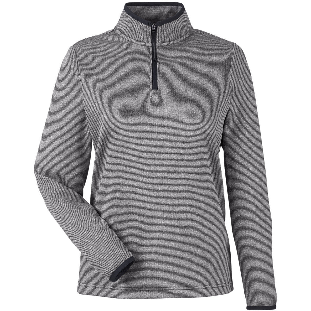 CORE365 Ladies' Venture Heathered Stripe Quarter-Zip