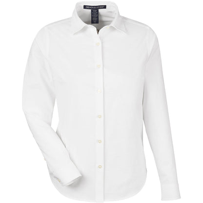 Devon & Jones CrownLux Performance® Ladies' Spencer Poplin Shirt