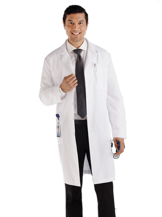 Meta Labwear Men's Five-Pocket 40" Full-Length Long Lab Coat