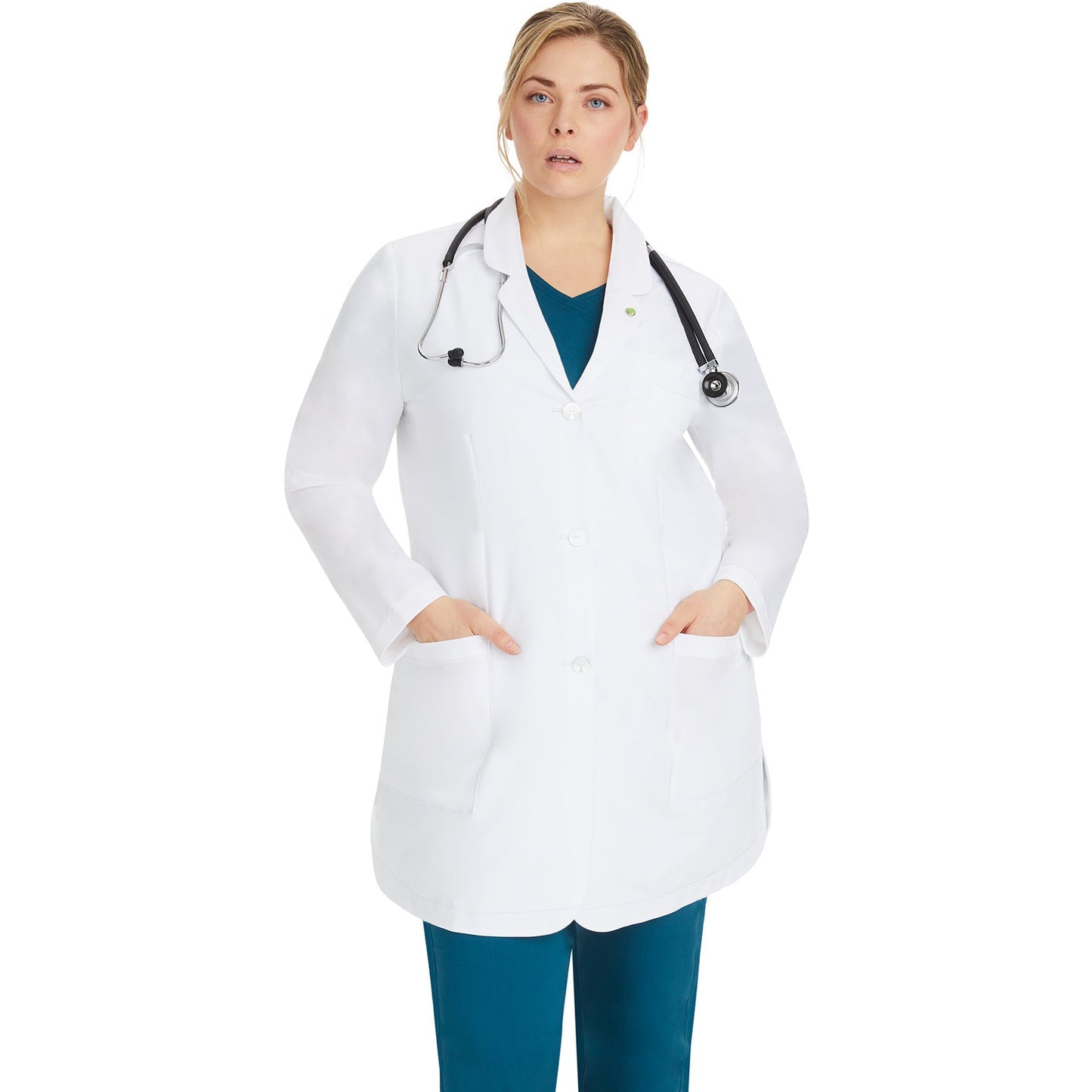 Healing Hands The White Coat Women's Four-Pocket 35" Fiona Lab Coat