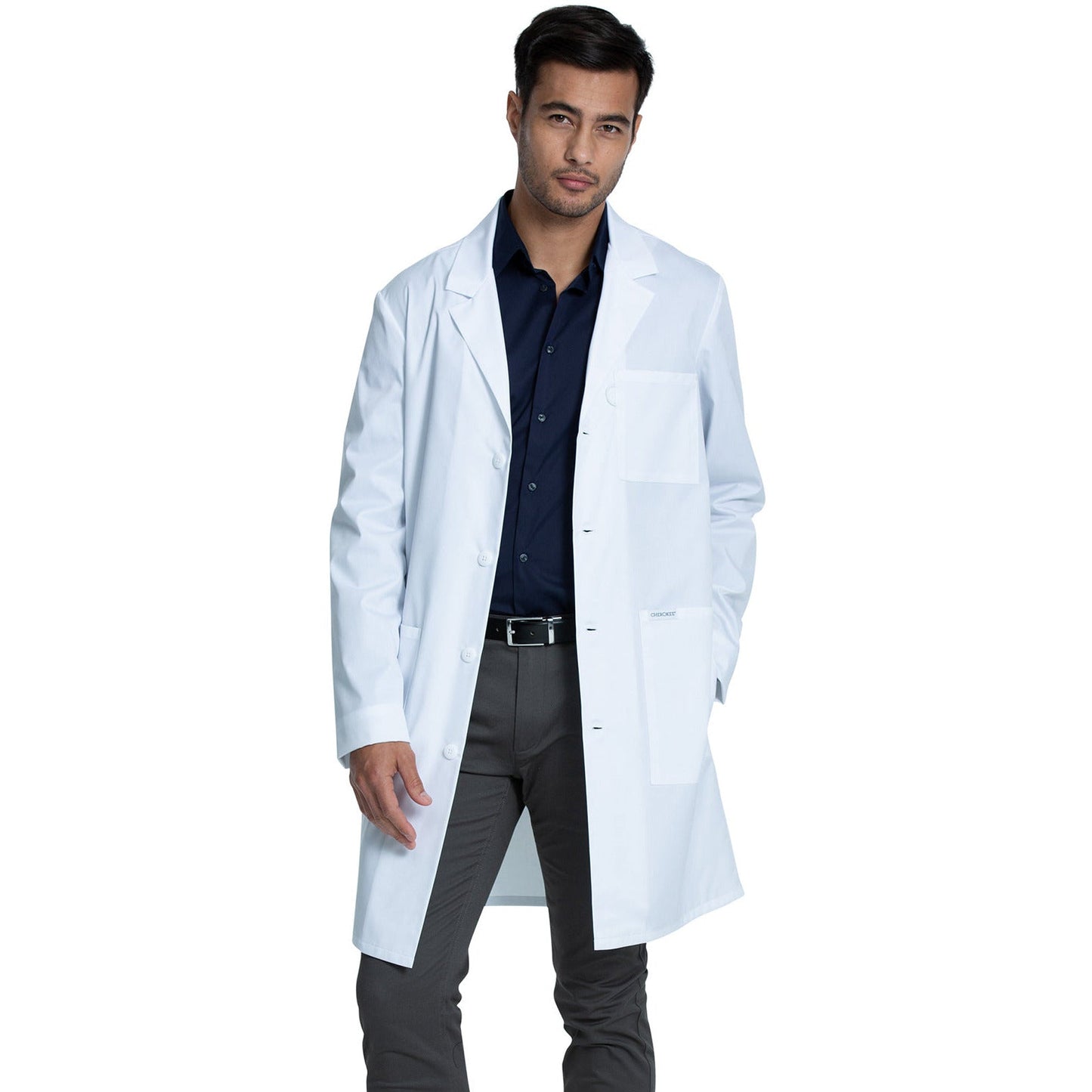 Cherokee Project Lab Unisex Three-Pocket 38" Full-Length Lab Coat